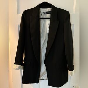 Blazer with Pinstripe Lining - Zara, Size Small